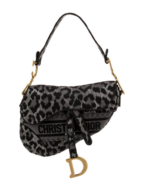 Christian Dior Canvas Saddle