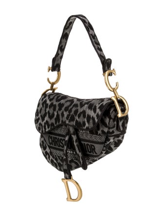 Christian Dior Canvas Saddle