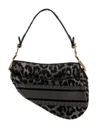 Christian Dior Canvas Saddle