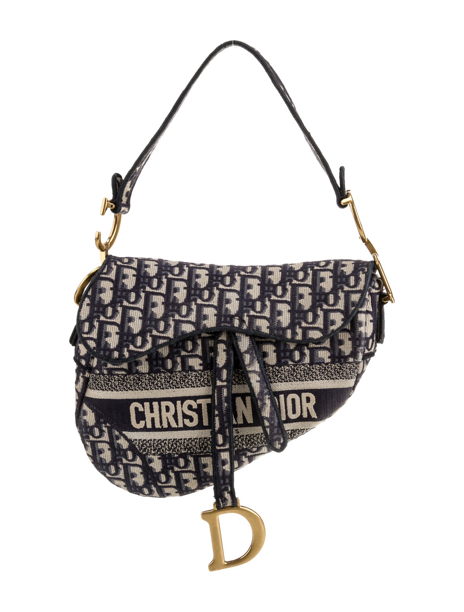 Christian Dior Canvas Saddle
