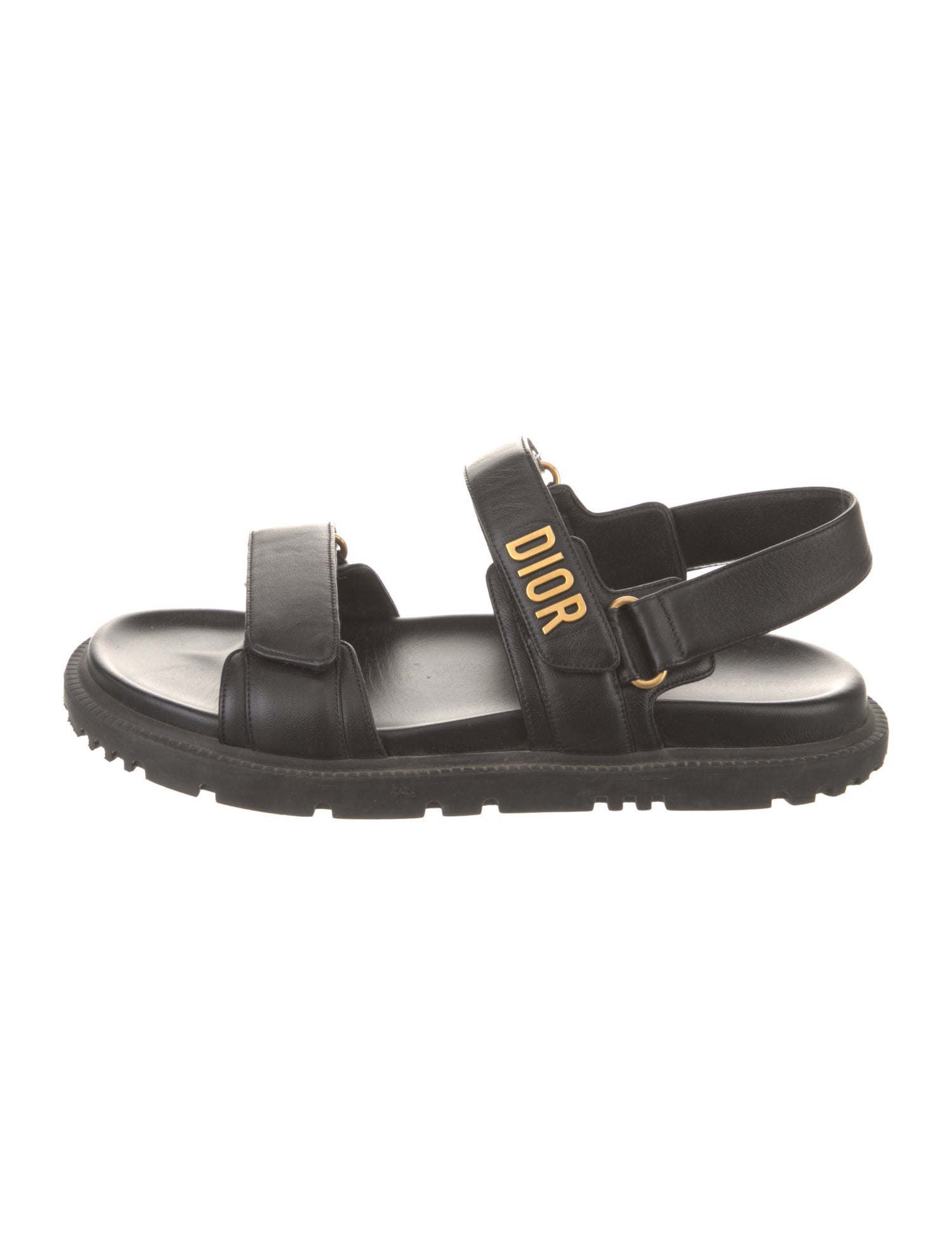 Christian Dior Dioract Leather Slingback Sandals
