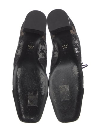 Christian Dior Lace Patterned Combat Boots