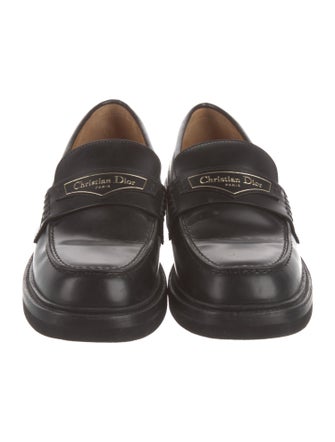 Christian Dior Leather Loafers