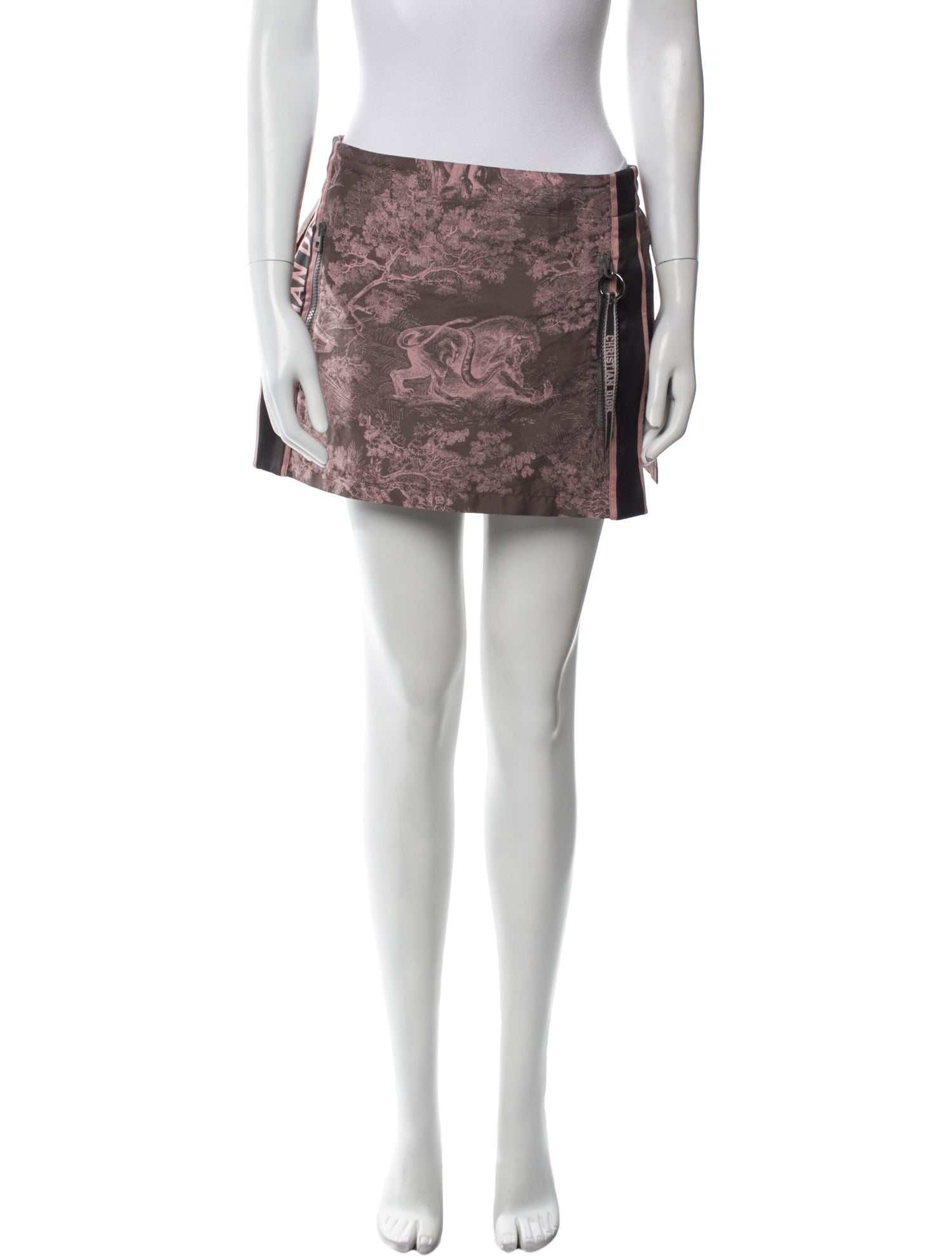 Christian Dior Printed Mini Skirt