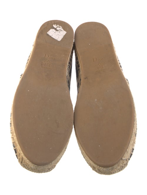 Christian Dior Canvas Printed Espadrilles