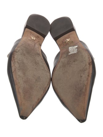 Christian Dior Leather Printed Slingback Flats