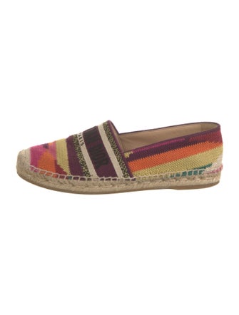 Christian Dior Canvas Printed Espadrilles