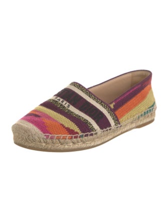 Christian Dior Canvas Printed Espadrilles