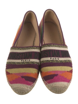 Christian Dior Canvas Printed Espadrilles