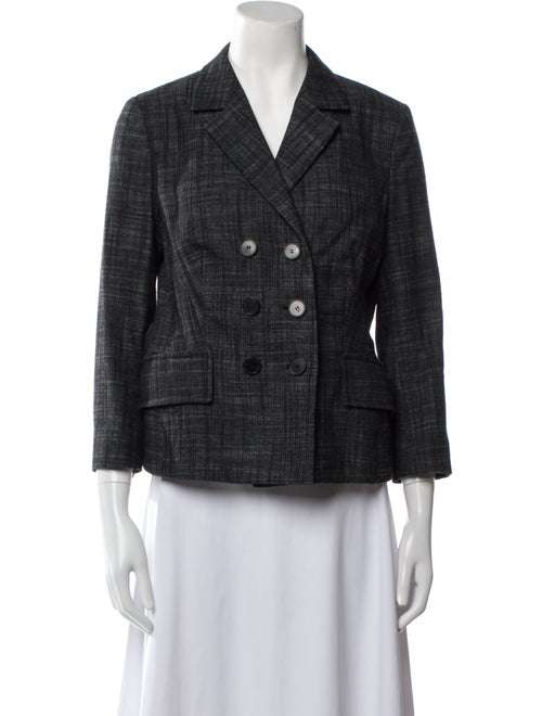 Christian Dior Plaid Print Blazer