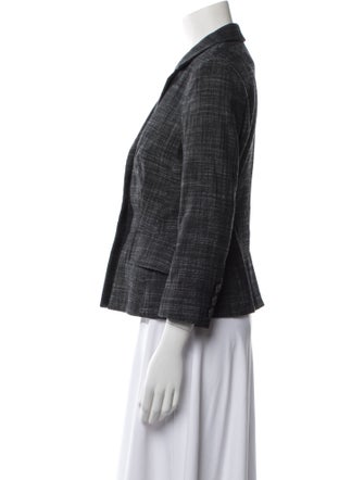 Christian Dior Plaid Print Blazer
