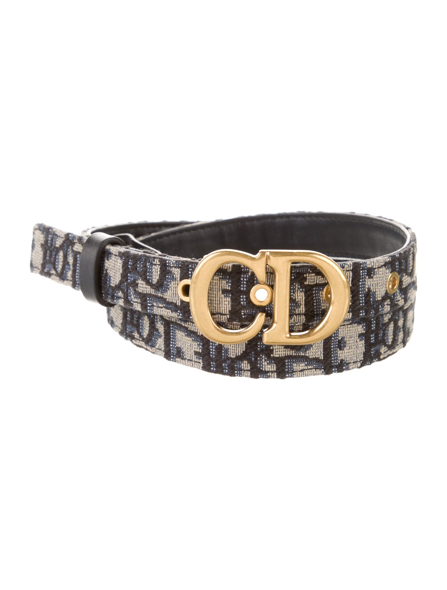 Christian Dior Vintage Diorissimo Pattern Belt