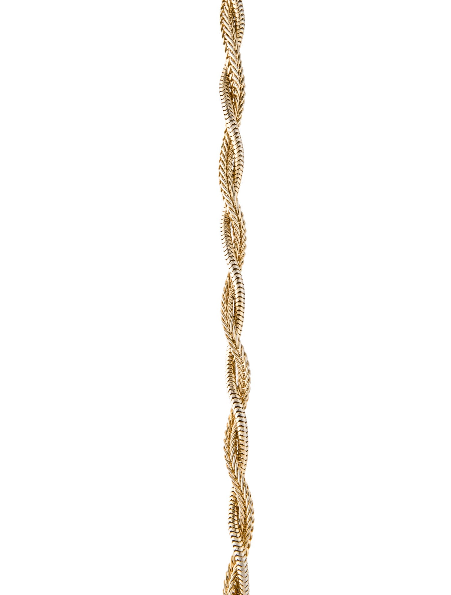 Christian Dior Vintage Twisted Chain Necklace