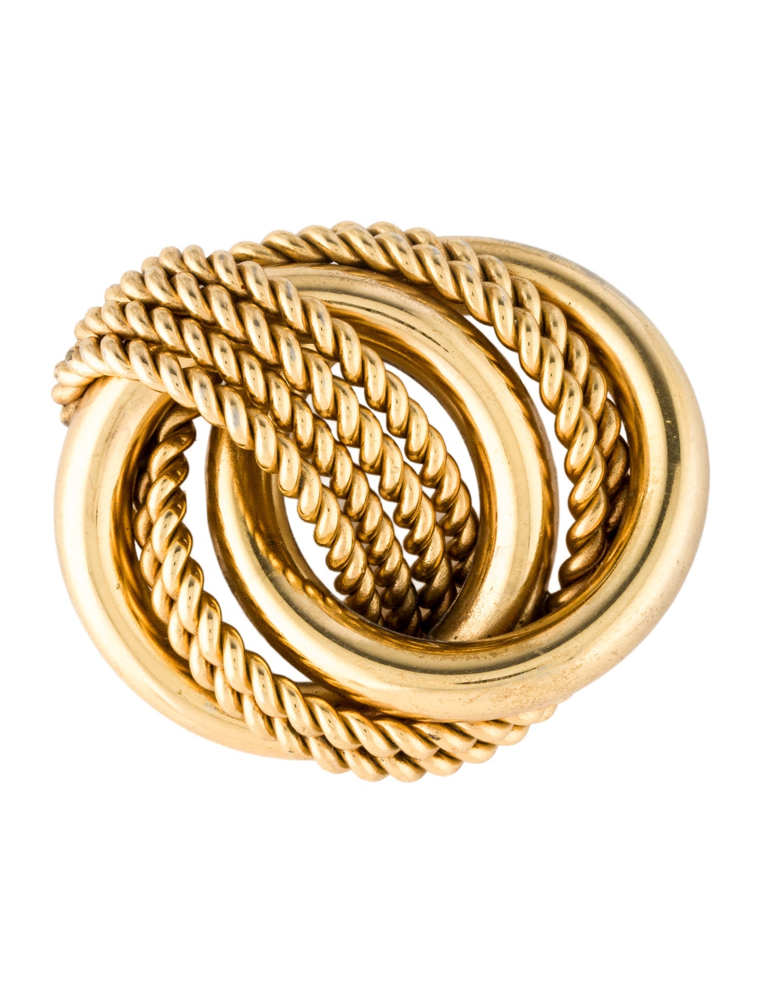 Christian Dior Vintage Knotted Rope Brooch