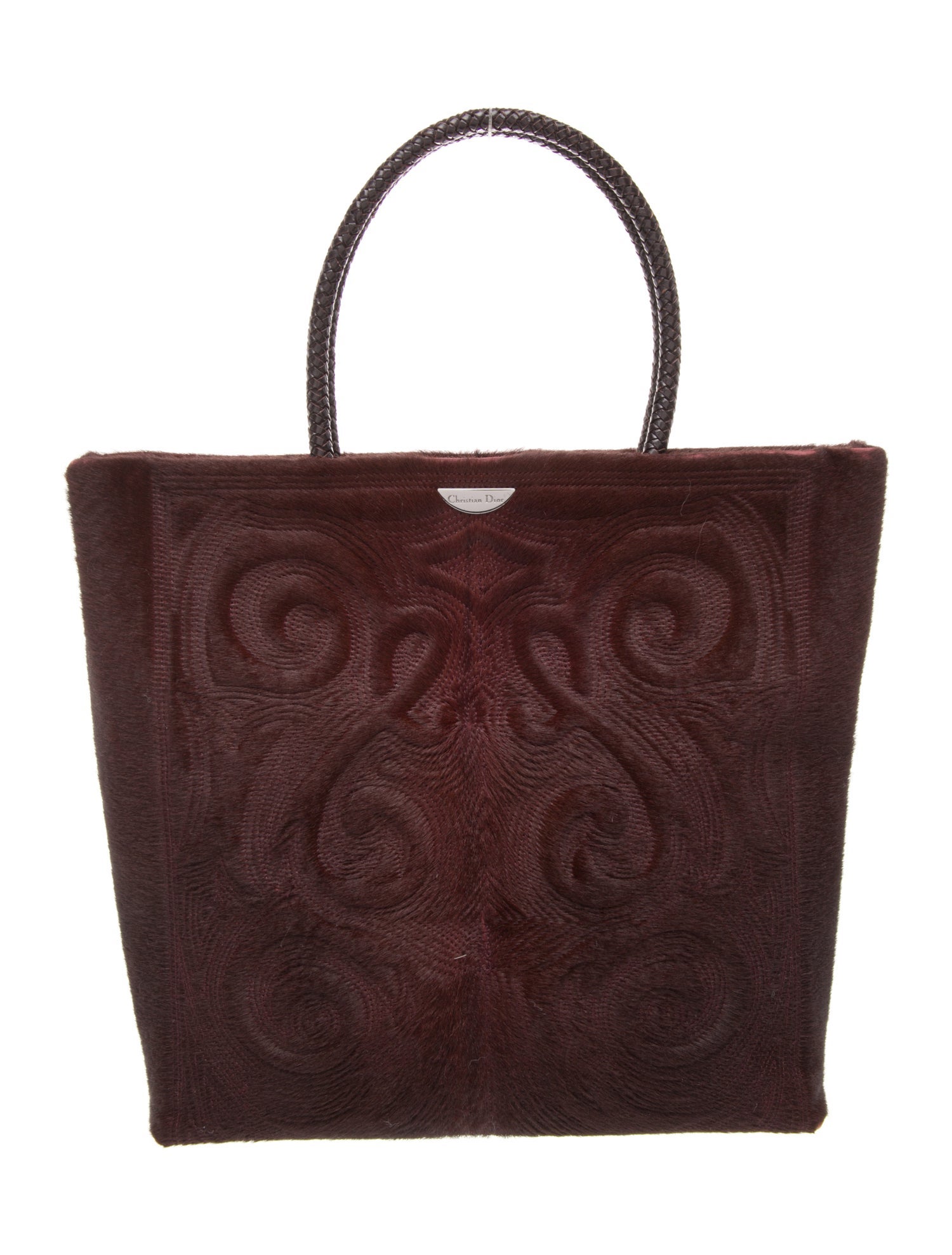 Christian Dior Ponyhair Top Handle Bag