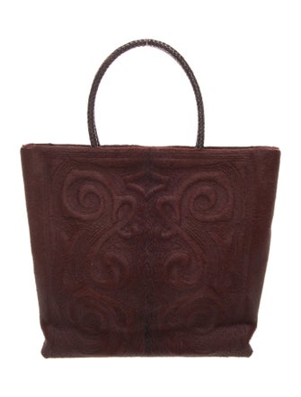 Christian Dior Ponyhair Top Handle Bag