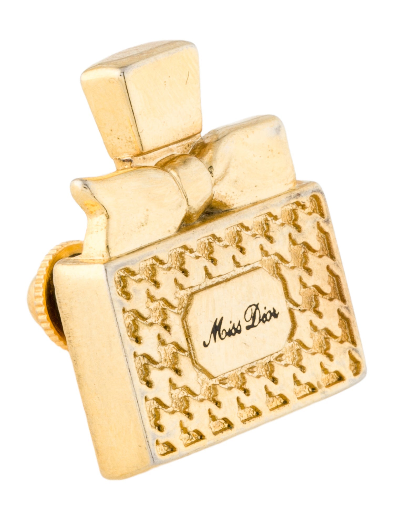 Christian Dior Vintage Perfume Bottle Lapel Pin