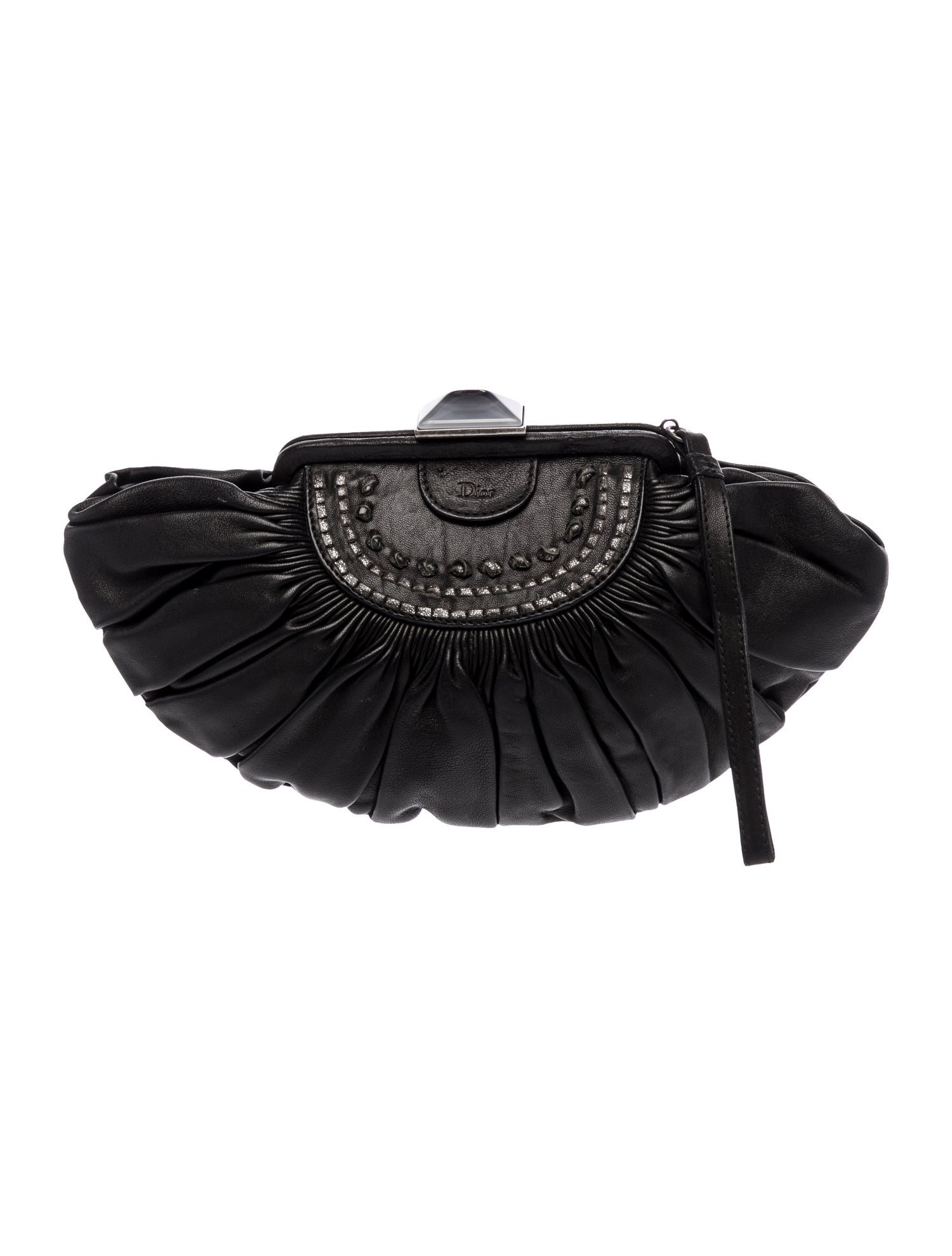 Christian Dior Leather Clutch Vintage