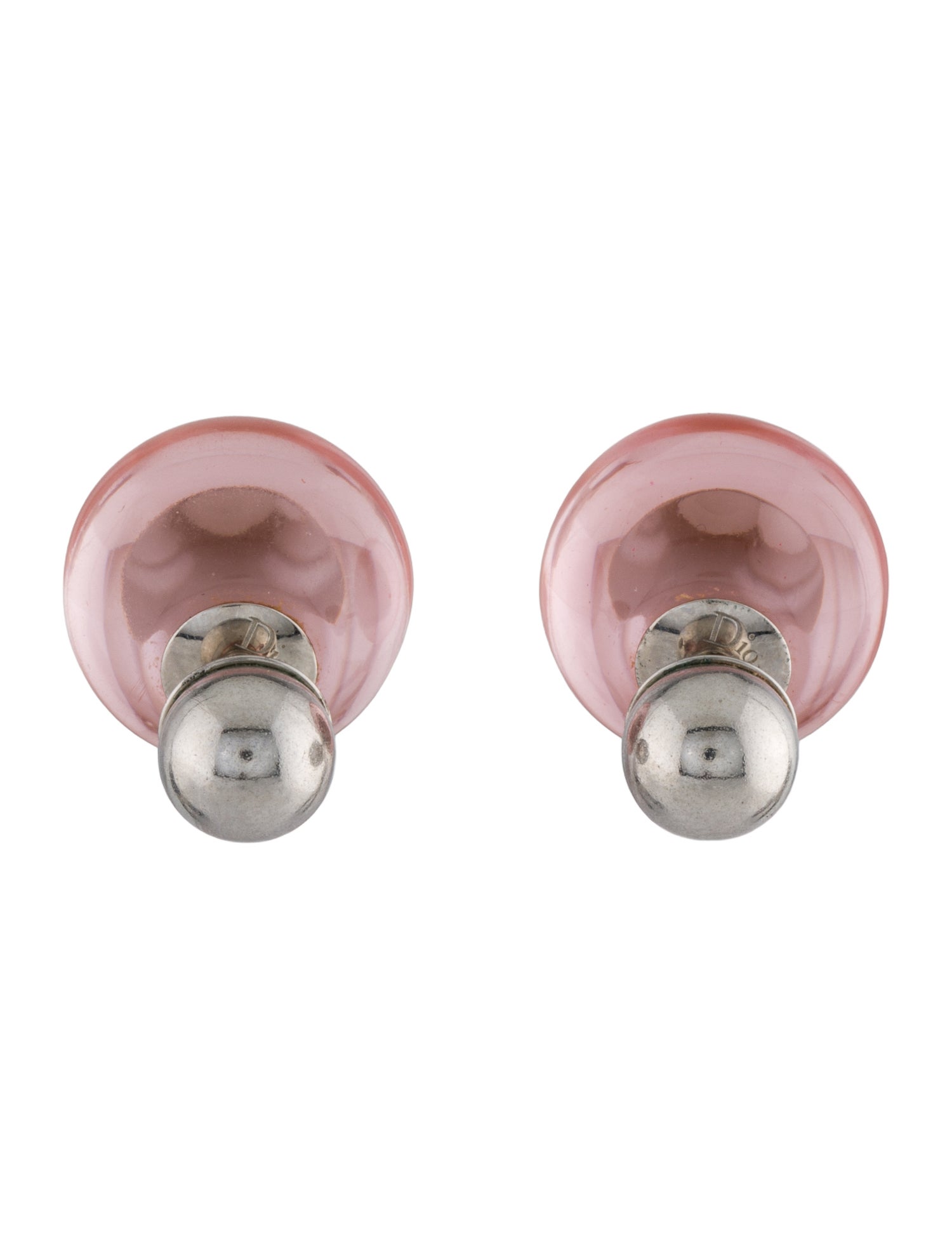 Christian Dior Resin Tribales Stud Earrings