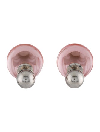 Christian Dior Resin Tribales Stud Earrings