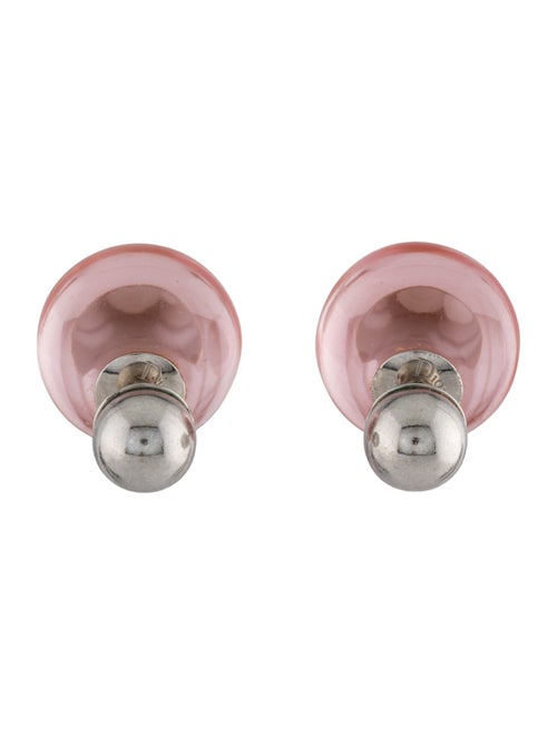 Christian Dior Resin Tribales Stud Earrings