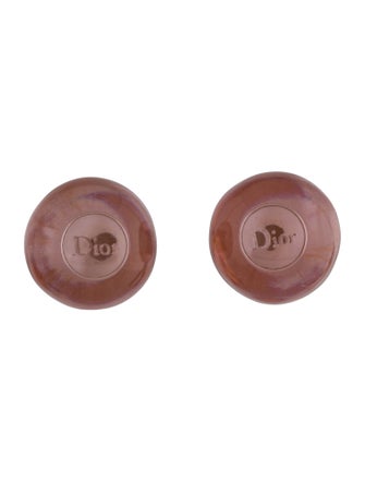 Christian Dior Resin Tribales Stud Earrings