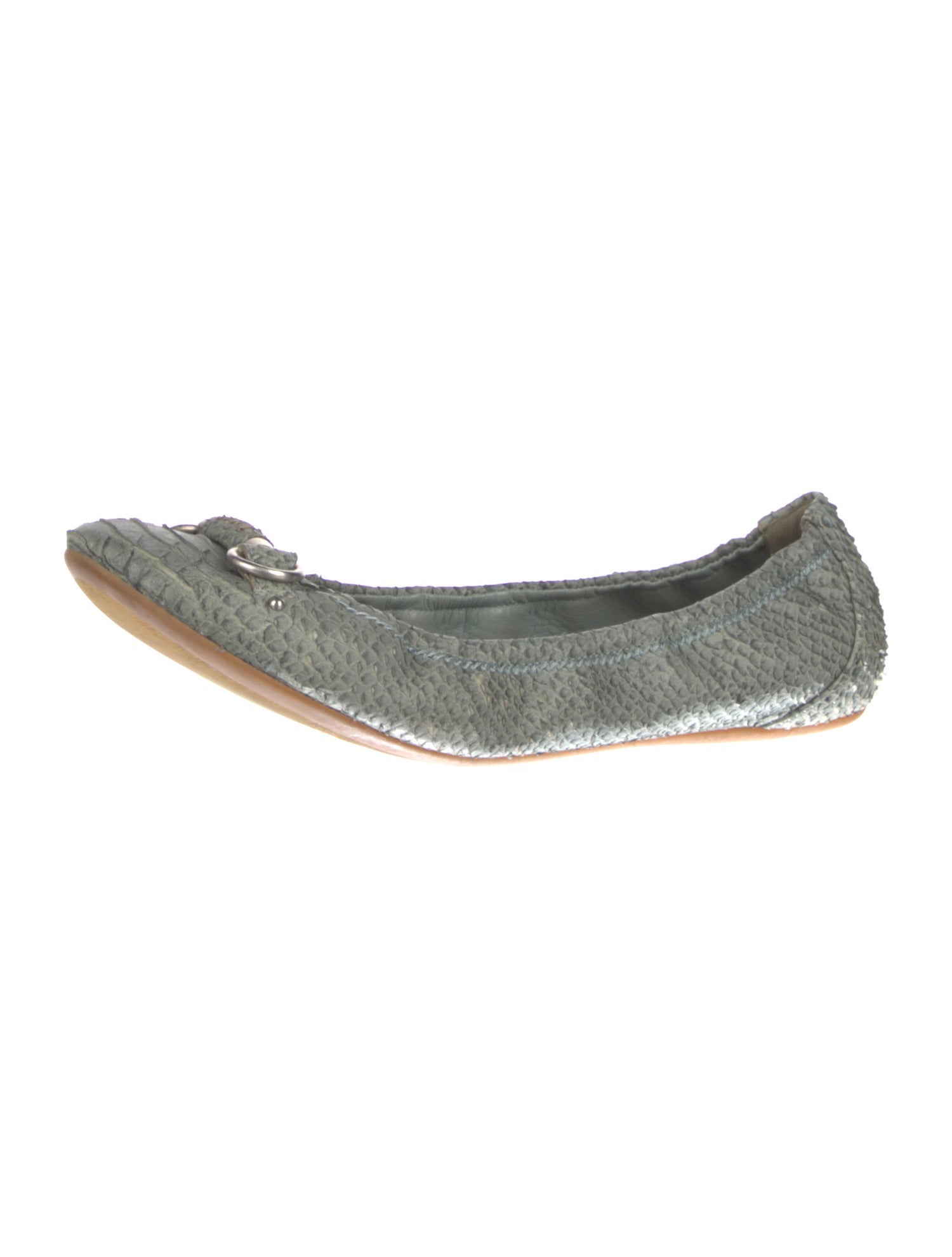 Christian Dior Vintage Snakeskin Ballet Flats