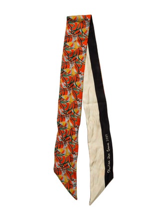 Christian Dior Silk Printed Scarf