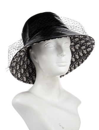 Christian Dior Leather Mesh Hat