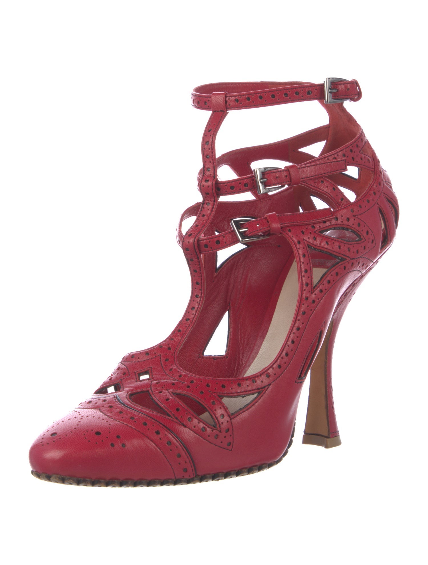 Christian Dior Vintage 2011 T-Strap Pumps