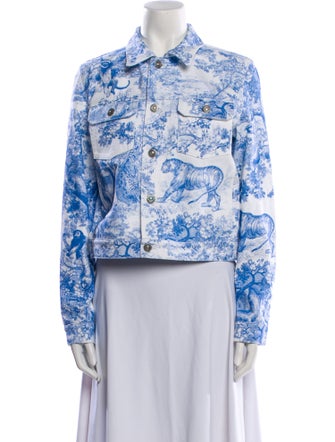 Christian Dior Printed Denim Jacket