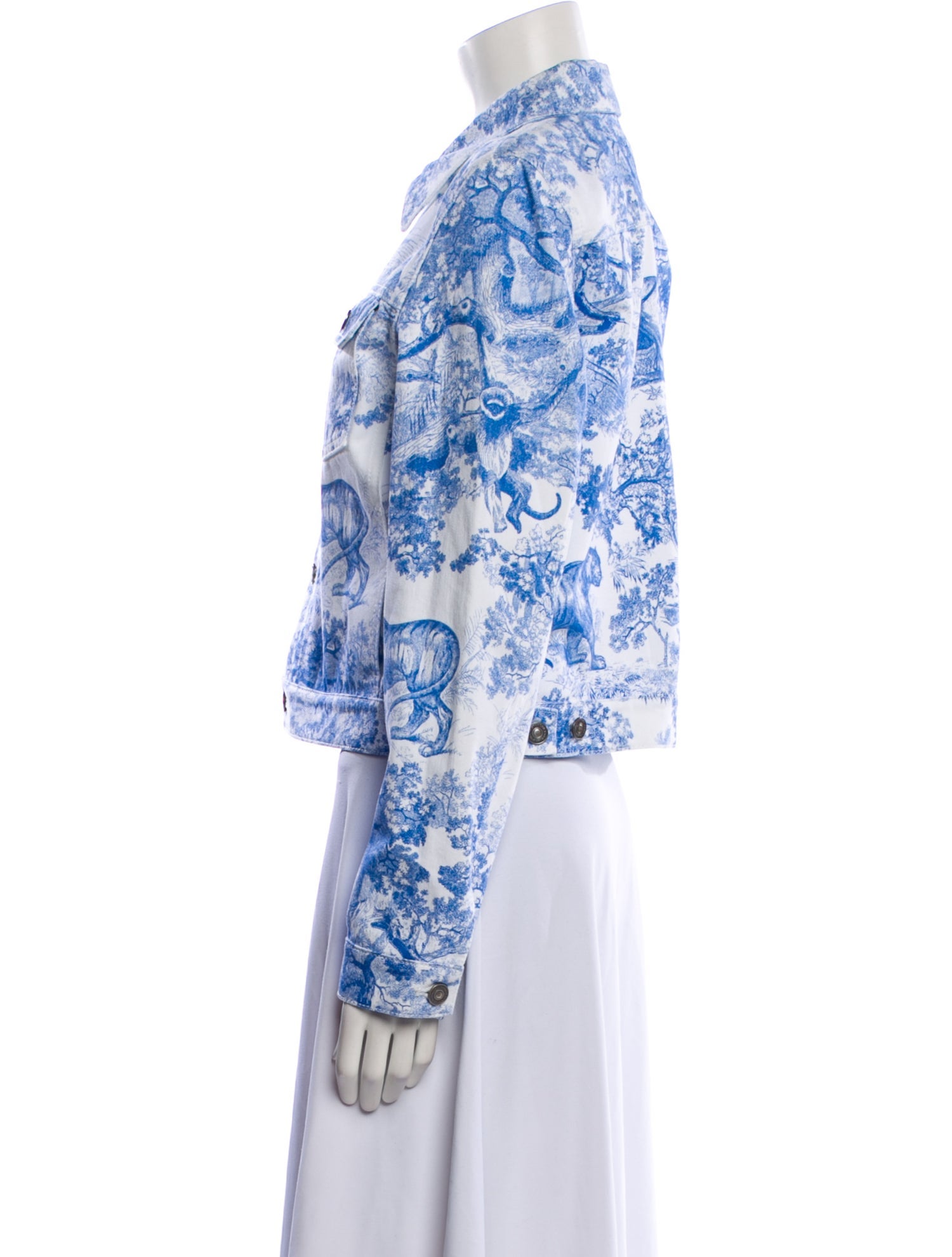 Christian Dior Printed Denim Jacket