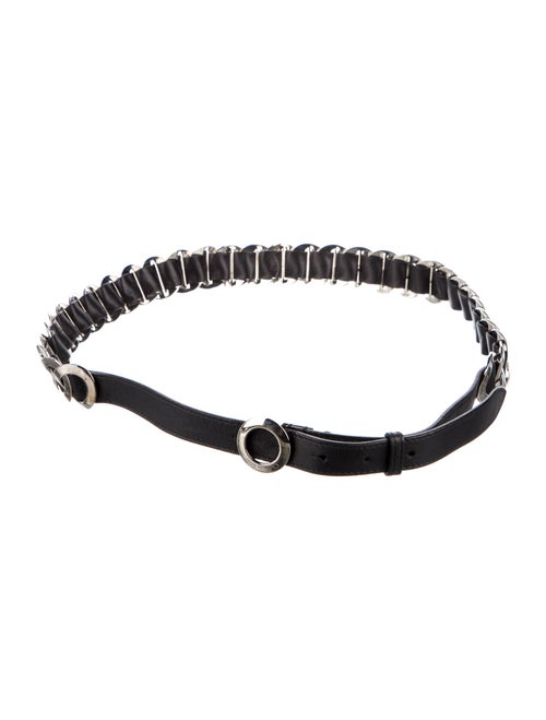 Christian Dior Skinny Leather Waist Belt