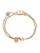 Christian Dior Crystal Petit CD Double Bracelet