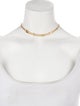 Christian Dior Crystal Logo Choker Necklace