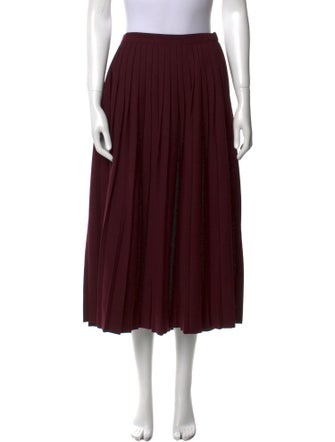 Christian Dior Wool Midi Length Skirt