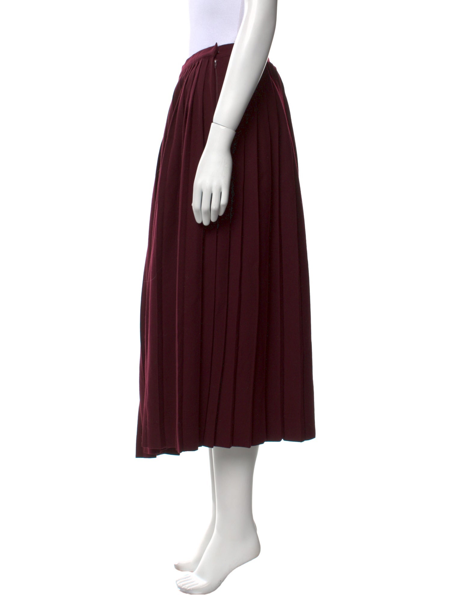 Christian Dior Wool Midi Length Skirt