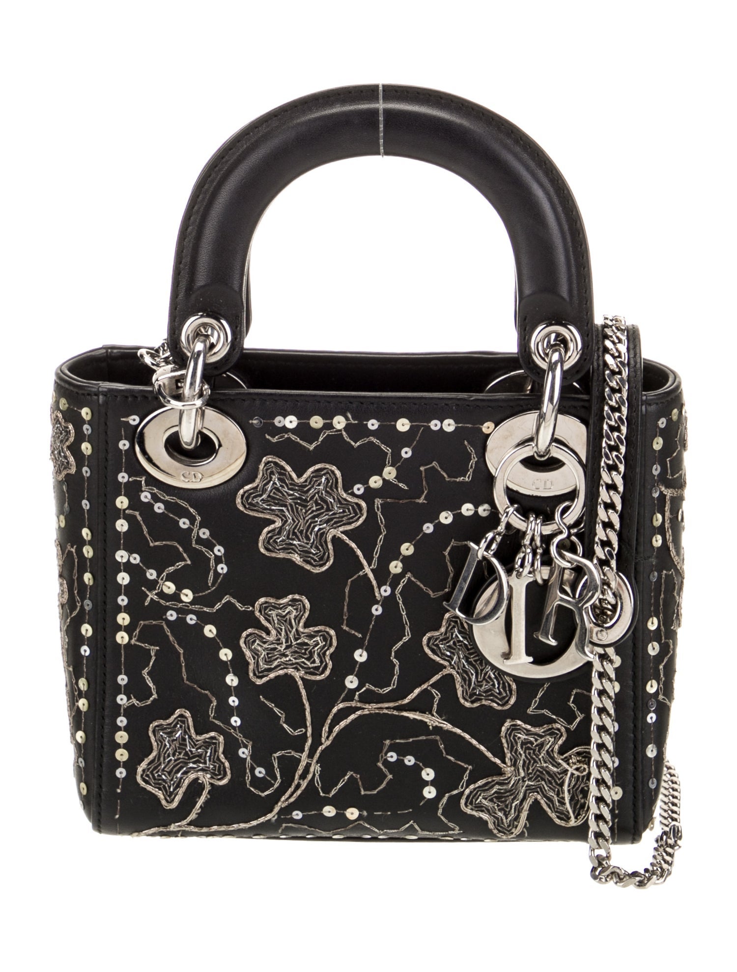 Christian Dior Leather Lady Dior Mini