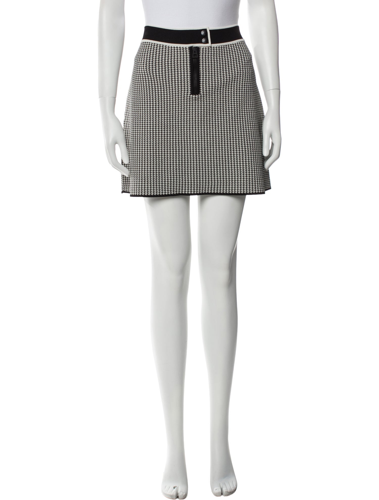 Christian Dior Plaid Print Mini Skirt