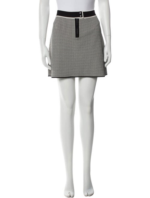Christian Dior Plaid Print Mini Skirt