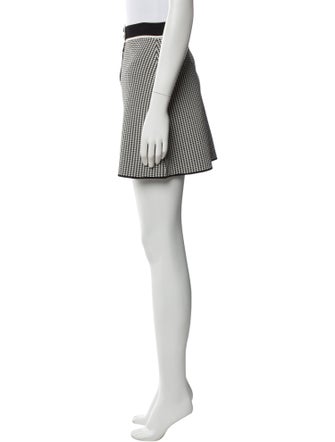 Christian Dior Plaid Print Mini Skirt