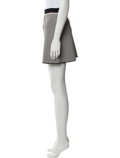 Christian Dior Plaid Print Mini Skirt