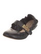 Christian Dior Leather Mary Jane Flats