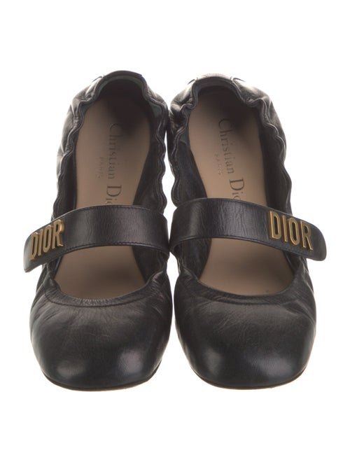 Christian Dior Leather Mary Jane Flats