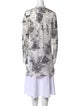 Christian Dior Printed Crew Neck Tunic