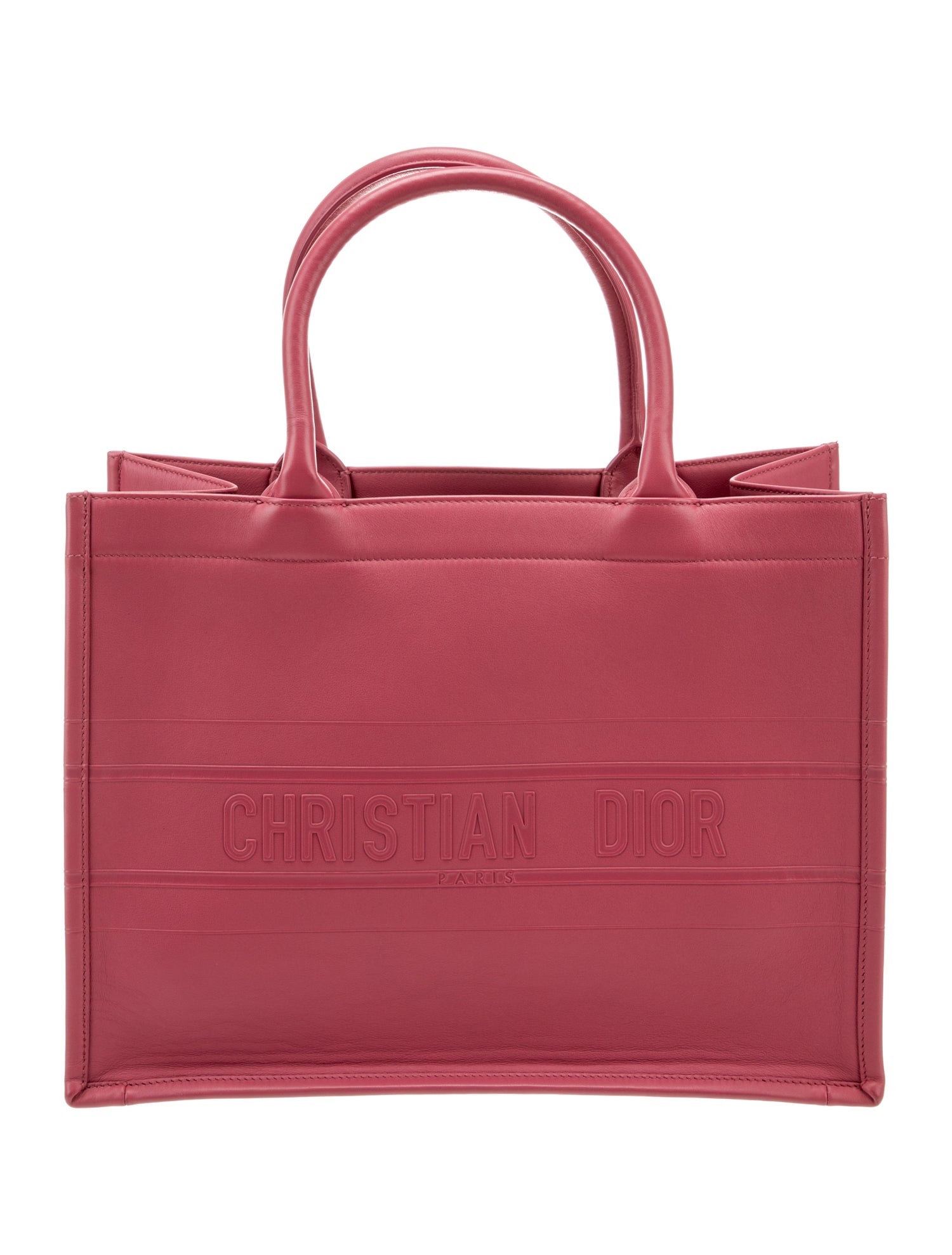 Christian Dior Leather Book Tote Medium