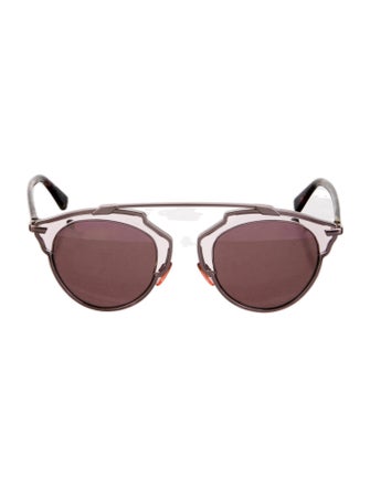 Christian Dior Aviator Tinted Sunglasses