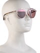 Christian Dior Aviator Tinted Sunglasses