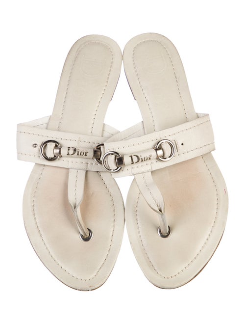 Christian Dior Leather Slides