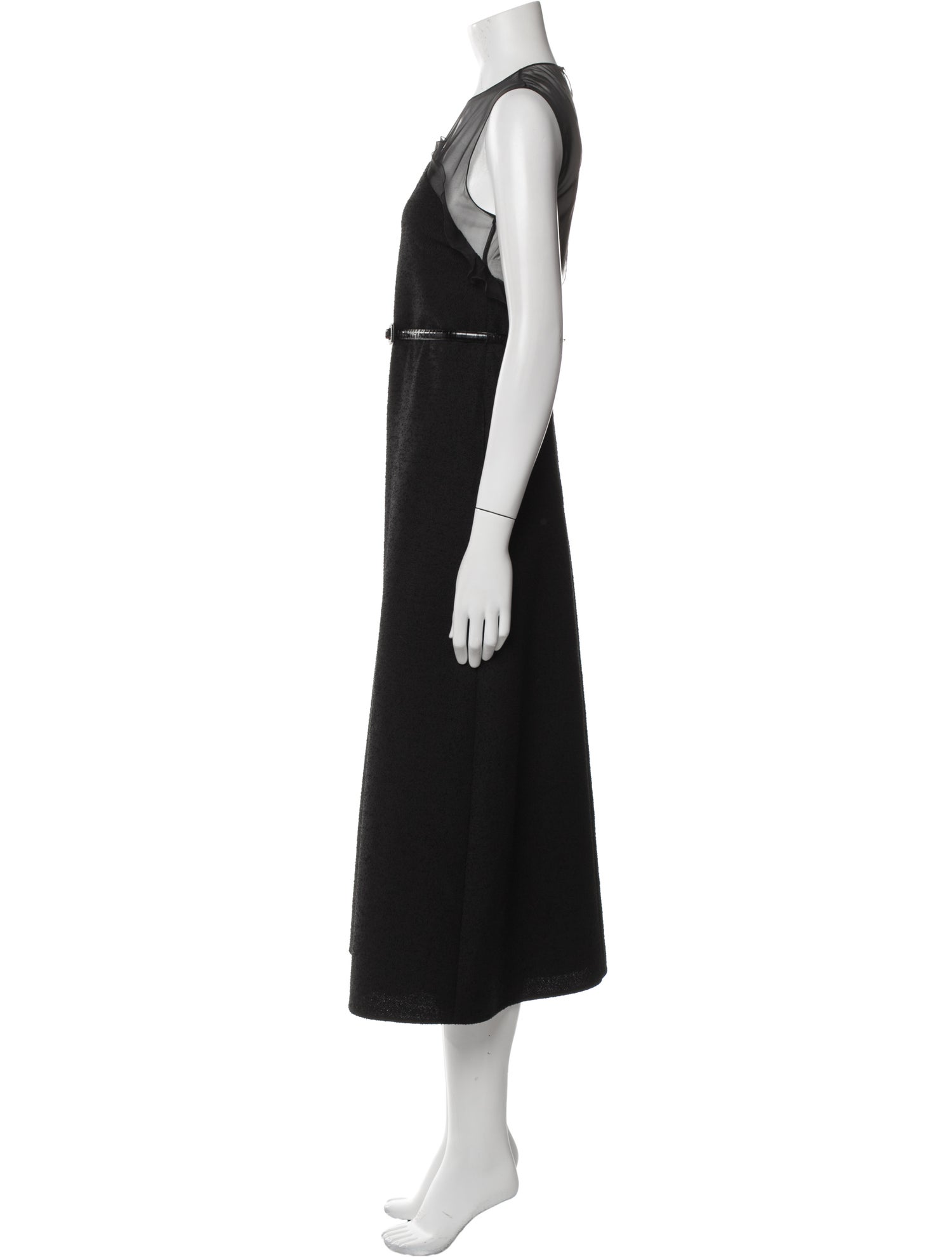 Christian Dior Virgin Wool Long Dress